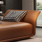 Chaise longue rembourrée contemporaine avec accoudoirs