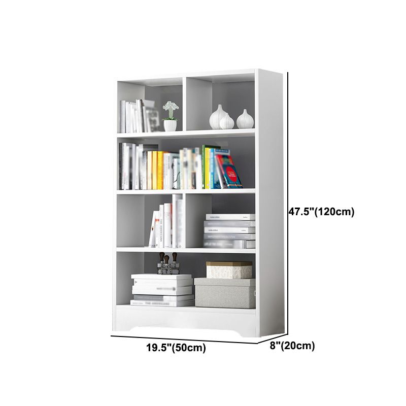 Vertical Manufactured Wood Scandinavian Etagere Bookshelf with Drawer Clearhalo 'Bookcases' 'furn' 'furn_bookcases' 'Furniture' 'furniture_bookcases' 'kitchen' 'kitchen_bookcases' 'Living Room Furniture' 'Office Furniture' 1200x1200_f51e6706-ba42-47f2-8733-4f48934660be