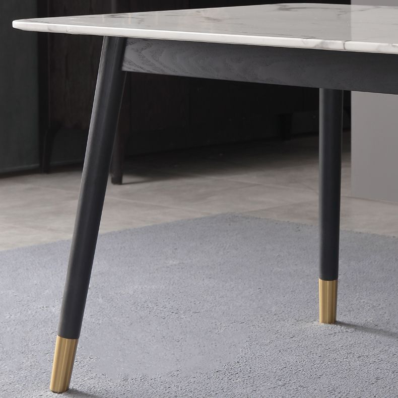 Marble Luxury Dining Table 4 Legs Base Rectangle Table for Home Clearhalo ' dining_table' 'Dining Tables & Seating' 'Dining Tables' 'furn' 'furn_dining_table' 'Furniture' 'furniture_dining_table' 'Kitchen & Dining Furniture' 'kitchen&dining_furn' 'kitchen' 'kitchen_dining_table' 1200x1200_f51efddb-5495-49b8-aeb6-4444e02f9406