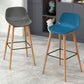 Modern Armless Backrest Counter Stool Wood Cashier Bar Stool with Plastic Seat Clearhalo 'Bar Furniture' 'Bar Stools' 'bar_stools' 'furn' 'furn_bar_stools' 'furniture_bar_stools' 'Kitchen & Dining Furniture' 'kitchen&dining_furn' 'kitchen' 'kitchen_furn' Furniture' 1200x1200_f521199b-0e08-45ec-97da-ecc6ff5554b3