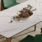 Rectangle Dining Table Solid Wood Base Dining Table for Kitchen Clearhalo 'Dining Tables & Seating' 'Dining Tables' 'dining_table' 'furn' 'furn_dining_table' 'Furniture' 'Kitchen & Dining Furniture' 1200x1200_f521409a-e300-4812-ad84-ce16d916f873