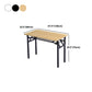Foldable Writing Desk Contemporary Style Rectangular Dormitory Bedroom Desk Clearhalo 'Furniture' 'furniture_office_desk' 'Office Desks' 'Office Furniture' 'office_desk' 1200x1200_f522ffed-f8bf-4716-90db-7acbb29b5b1f