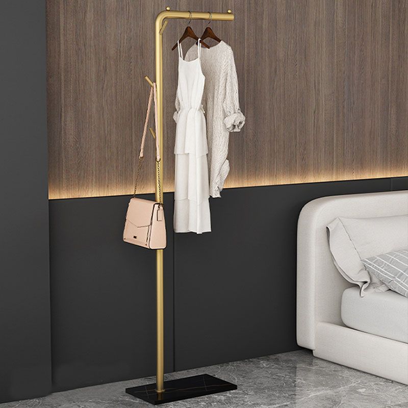 Magnifique manteau de manteau crochets à crochets en métal doré en métal pour chambre à coucher