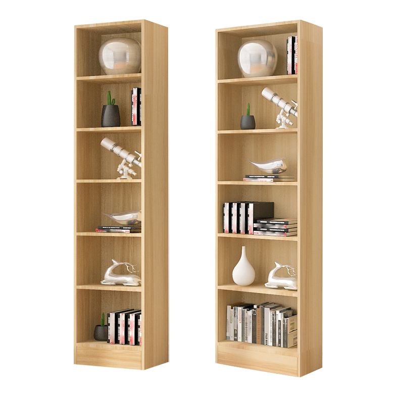 Scandinavian Manufactured Wood Standard Bookshelf Vertical Closed Back Bookcase Clearhalo 'Bookcases' 'furn' 'furn_bookcases' 'Furniture' 'furniture_bookcases' 'Office Furniture' 1200x1200_f526a61b-ab69-40ac-aa4c-6ed1adecf054