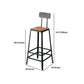 Modern Style Bar Table Set 1/7 Pieces Rectangle Wood Counter Table with Stools Clearhalo 'Bar Furniture' 'furn' 'furn_home_bar_bar_sets' 'Furniture' 'Home Bars & Bar Sets' 'home_bar_bar_sets' 'Kitchen & Dining Furniture' 1200x1200_f52c2314-fc01-400d-92f6-f966a9a0f07a