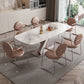 Modern Sintered Stone Dining Table Set 1/2/5/7 Pieces Rectangle Dining Set Clearhalo 'Dining Room Sets' 'Dining Tables & Seating' 'dining_room_set' 'furn' 'furn_dining_room_set' 'Furniture' 'Kitchen & Dining Furniture' 1200x1200_f52c98df-11b2-4cd3-9df0-971cc2bc4603