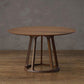 Mesa de comedor redonda moderna, mesa de comedor de madera maciza de 1/2/5 piezas con sillas