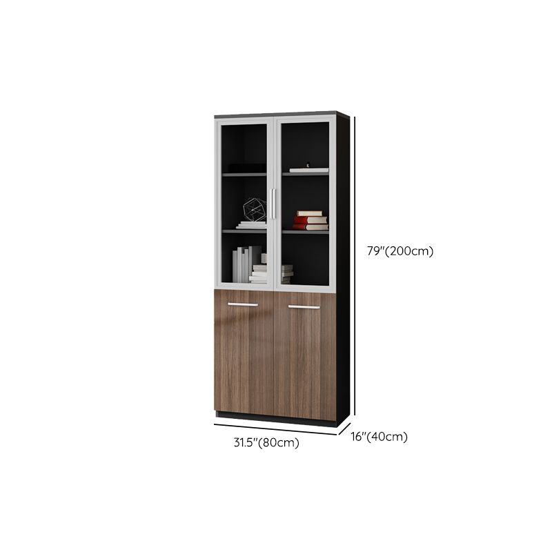 Classeur traditionnel classeur vertical en bois avec étagères