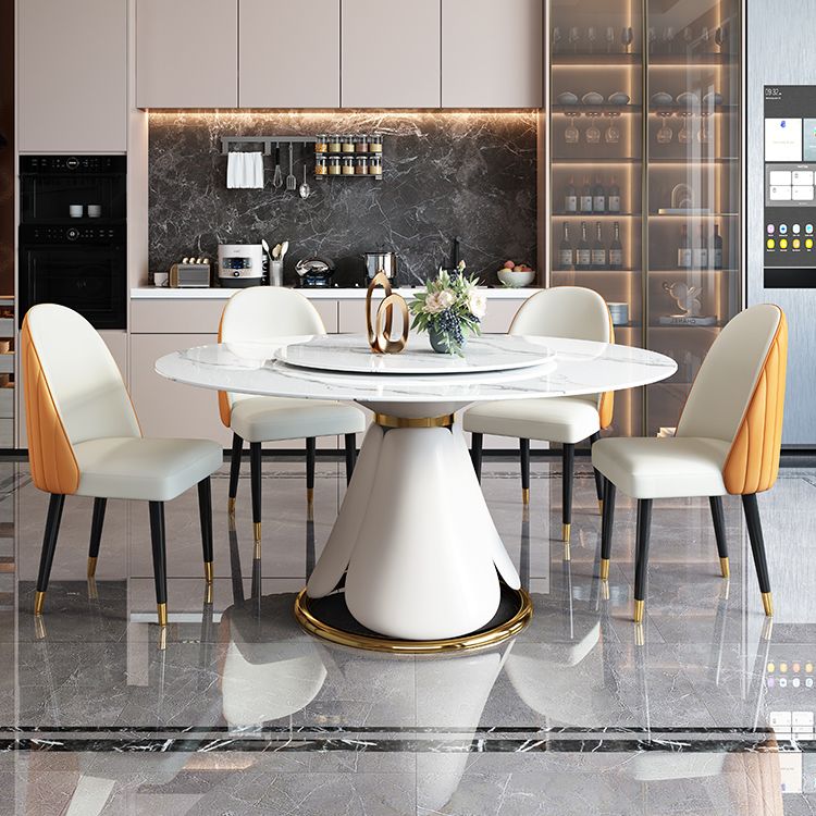 Nordic Style Leather Dining Room Chair Home Side Parsons Chair for Kitchen Clearhalo ' kitchen&dining_furn' 'Dining Chairs' 'Dining Tables & Seating' 'dining_chair' 'Furniture' 'furniture_dining_chair' 'Kitchen & Dining Furniture' 'kitchen' 1200x1200_f5335c0a-5056-4e19-b8ce-9d007c1328b0