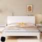 Solid Wood Standard Bed Modern White Bed Frame with Headboard Clearhalo 'Bedroom Furniture' 'Beds' 'furn' 'furn_beds' 'Furniture' 1200x1200_f5353cc8-e149-4c04-81a7-4583e7423284