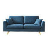 Zeitgenössische Smoking -Arm -Sofa -Kissen Stoff Standard Sitzplätze