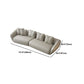 Genuine Leather Sloped Arm Sofa Contemporary Standard Sofa with Pillows Clearhalo 'furn' 'furn_sofas' 'Furniture' 'Living Room Furniture' 'Sofa' 'sofas' 1200x1200_f5366624-9189-4aac-8d26-9c924aaf96aa