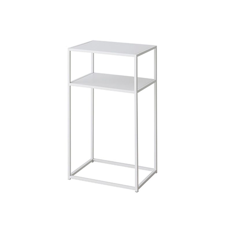 Frame Iron Rectangular End Table Mid-Century Shelf Included Side Table -15.7" W