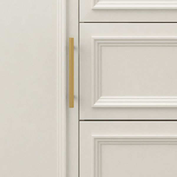 Contemporary White Buffet Sideboard Solid Wood Sideboard Cabinet with Drawers and Doors Clearhalo 'buffet_sideboard' 'Buffets & Sideboards' 'furn' 'furn_buffet_sideboard' 'Furniture' 'Kitchen & Dining Furniture' 1200x1200_f537e750-10be-49e1-92c6-5481179d3540