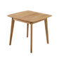 Square 4 Legs Industrial Dining Table Wood Color Fixed Table of Solid Wood Clearhalo ' dining_table' 'Dining Tables & Seating' 'Dining Tables' 'furn' 'furn_dining_table' 'Furniture' 'furniture_dining_table' 'Kitchen & Dining Furniture' 'kitchen&dining_furn' 'kitchen' 'kitchen_dining_table' 1200x1200_f5386398-8237-4d09-94f5-cd725896ff2c