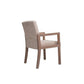 Farmhouse Home Upholstered Arm Chair Matte Finish Solid Back Dining Chair Clearhalo ' kitchen&dining_furn' 'Dining Chairs' 'Dining Tables & Seating' 'dining_chair' 'furn' 'furn_dining_chair' 'Furniture' 'furniture_dining_chair' 'Kitchen & Dining Furniture' 'kitchen' 1200x1200_f539639d-9ac3-40d9-b926-579e2d13a1dd