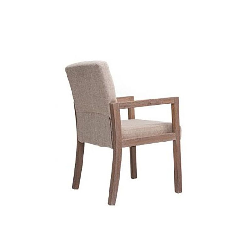 Farmhouse Home Upholstered Arm Chair Matte Finish Solid Back Dining Chair Clearhalo ' kitchen&dining_furn' 'Dining Chairs' 'Dining Tables & Seating' 'dining_chair' 'furn' 'furn_dining_chair' 'Furniture' 'furniture_dining_chair' 'Kitchen & Dining Furniture' 'kitchen' 1200x1200_f539639d-9ac3-40d9-b926-579e2d13a1dd