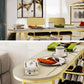 Glam Style Bar Table Stone Top Pub Table with Wine Cabinet for Dining Room Clearhalo 'Bar Furniture' 'Bar Tables' 'bar_tables' 'furn' 'furn_bar_tables' 'Furniture' 'furniture_bar_tables' 'Kitchen & Dining Furniture' 1200x1200_f539b173-e636-4337-8d1b-617ec013751c