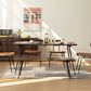 Oak Solid Wood Dining Table Industrial Rectangle Dining Table with 4 Legs Clearhalo ' dining_table' 'Dining Tables & Seating' 'Dining Tables' 'furn' 'furn_dining_table' 'Furniture' 'furniture_dining_table' 'Kitchen & Dining Furniture' 'kitchen&dining_furn' 'kitchen' 'kitchen_dining_table' 1200x1200_f539d11e-5f68-4702-88a8-d1fd58594216