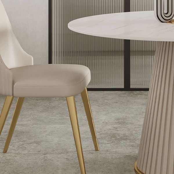 Modern Round Stone Dining Table White Dining Table with Pedestal Base Clearhalo ' dining_table' 'Dining Tables & Seating' 'Dining Tables' 'furn' 'furn_dining_table' 'Furniture' 'furniture_dining_table' 'Kitchen & Dining Furniture' 'kitchen&dining_furn' 'kitchen' 'kitchen_dining_table' 1200x1200_f53bab99-ad08-492f-baf6-da7a429e16ed
