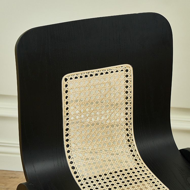 Comedor contemporáneo silla de comedor de madera maciza de madera maciza sin brazo