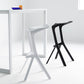 Modern Armless Bar Height Stool Plastic Bar Stool for Living Room