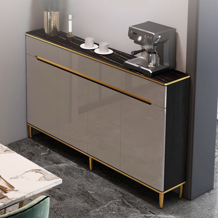 Wood Dining Room Sideboard Cabinet Glam Credenza with Drawers and Storage Clearhalo 'buffet_sideboard' 'Buffets & Sideboards' 'furn' 'furn_buffet_sideboard' 'Furniture' 'furniture_buffet_sideboard' 'Kitchen & Dining Furniture' 1200x1200_f53fb2bb-a6c1-4197-84e9-9d058fa05dfb