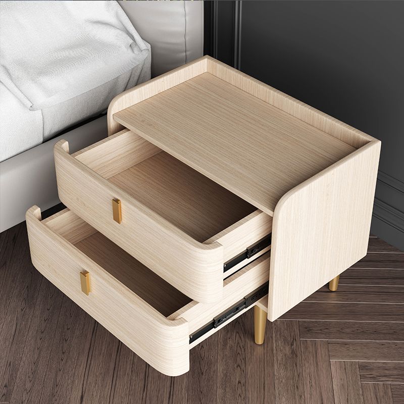 Massivholz Nachttisch, Steinoberteil 20 "groß 2 - Schubladen Nachttisch in Kiefern