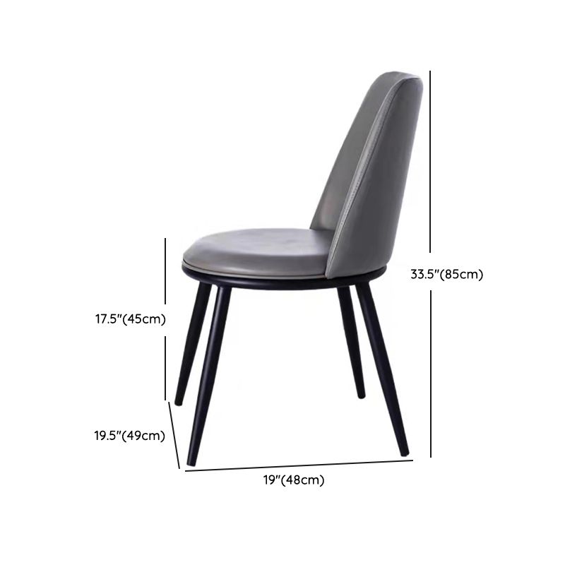 Juego de comedor glamoroso con sillas de cuero sinté 1/4/5/7 piezas de mesa de comedor