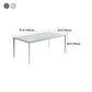 Stone Top Dining Table Rectangle Contemporary Dining Table with 4 Legs Clearhalo 'Dining Tables & Seating' 'Dining Tables' 'dining_table' 'furn' 'furn_dining_table' 'Furniture' 'furniture_dining_table' 'Kitchen & Dining Furniture' 'kitchen' 'kitchen_dining_table' 1200x1200_f5442e59-17fa-4c0f-b464-33b17f276212