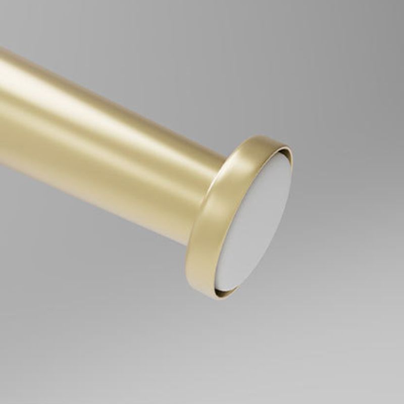 Taburete de tela de taburete de barra de glam metal en acabado mate para interiores