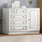 Commode de rangement contemporaine en bois manufacturé de 14,82 pouces de largeur