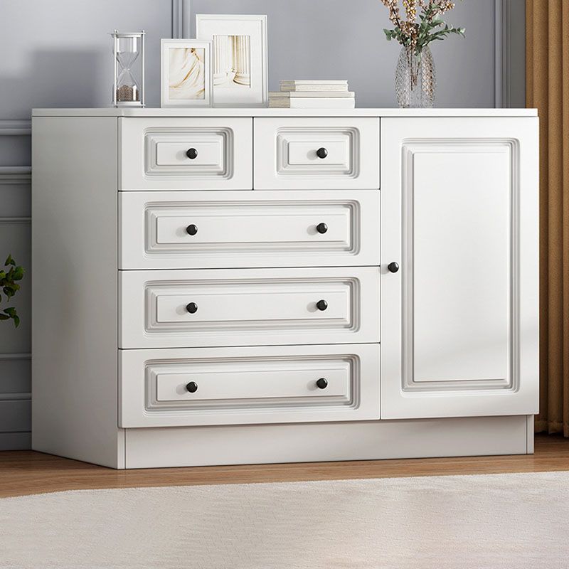 Commode de rangement contemporaine en bois manufacturé de 14,82 pouces de largeur