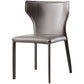 Contemporary Kitchen Leather Dining Chair Wingback Parsons Chair Clearhalo 'Dining Chairs' 'Dining Tables & Seating' 'dining_chair' 'furn' 'furn_dining_chair' 'Furniture' 'furniture_dining_chair' 'Kitchen & Dining Furniture' 1200x1200_f5483217-4cfd-4c36-a23c-bc71d312885c