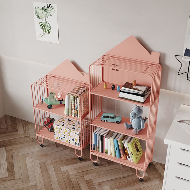 11" Wide Contemporary Shelf Metal Open Shelves Included Bookcase