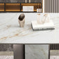 Glam Style Dining Rectangle Table Sintered Stone Table with Metal Legs for Home Use Clearhalo 'Dining Tables & Seating' 'Dining Tables' 'dining_table' 'furn' 'furn_dining_table' 'Furniture' 'Kitchen & Dining Furniture' 1200x1200_f549f2bc-aa65-42ef-bb2b-2619bb244c35