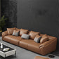 Contemporary Cushions Sloped Arm for Living Room Stationary Sofa