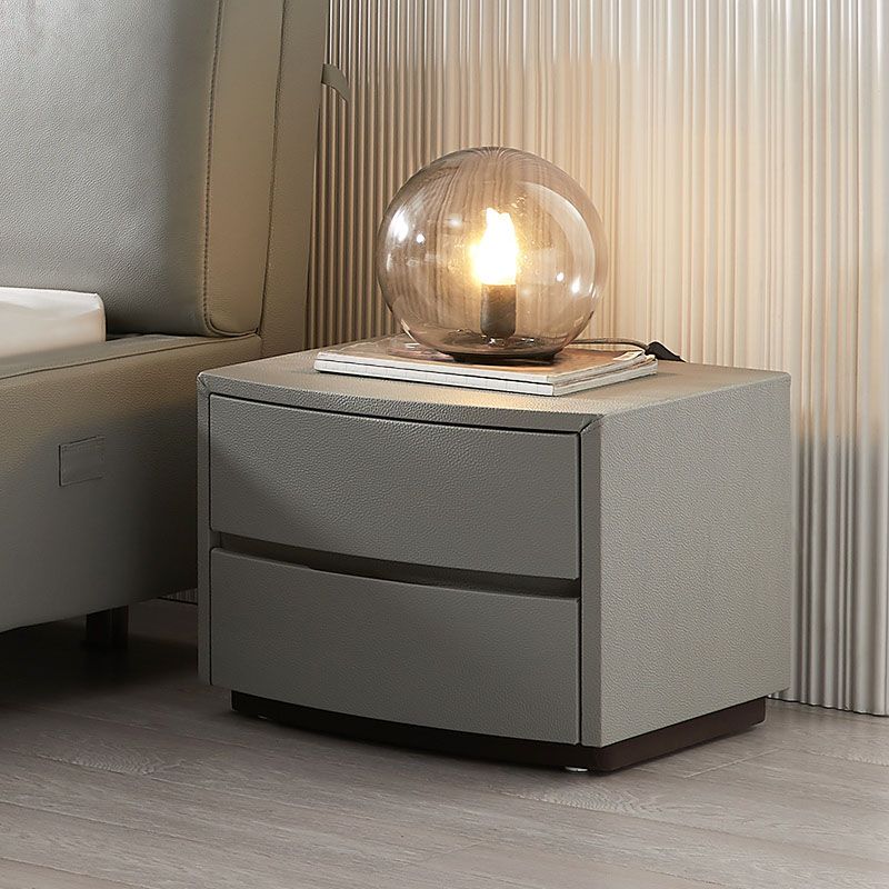 Modern Accent Table Nightstand Leather Bedside Cabinet for Bedroom Clearhalo 'Bedroom Furniture' 'furn' 'furn_night_stand' 'Furniture' 'night_stand' 'Nightstands' 1200x1200_f54be06b-d180-45ad-86de-8a42e3f56260