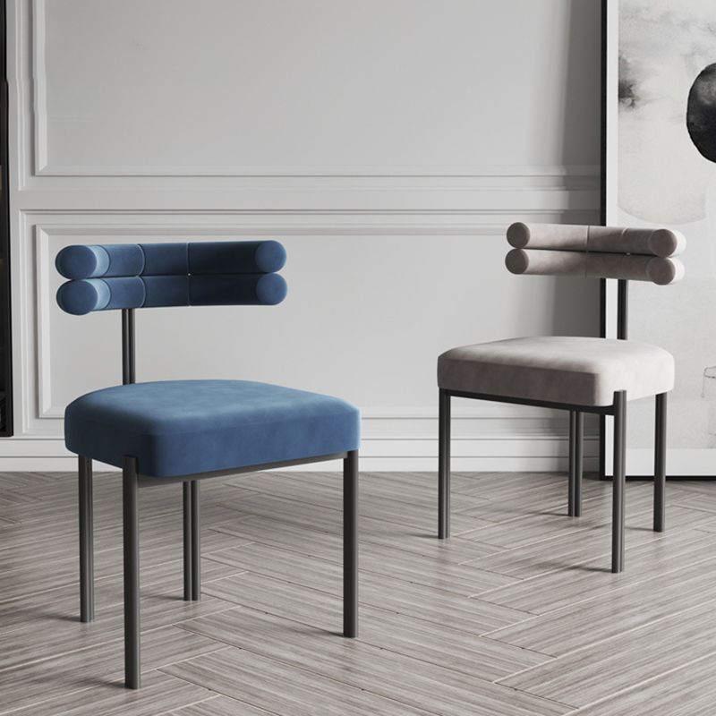 Contemporary Metal Indoor-Outdoor Room Chair Open Back Side Chair Clearhalo 'Dining Chairs' 'Dining Tables & Seating' 'dining_chair' 'furn' 'furn_dining_chair' 'Furniture' 'Kitchen & Dining Furniture' 1200x1200_f54d1162-ec57-41a3-a2b8-ef3267a75fde