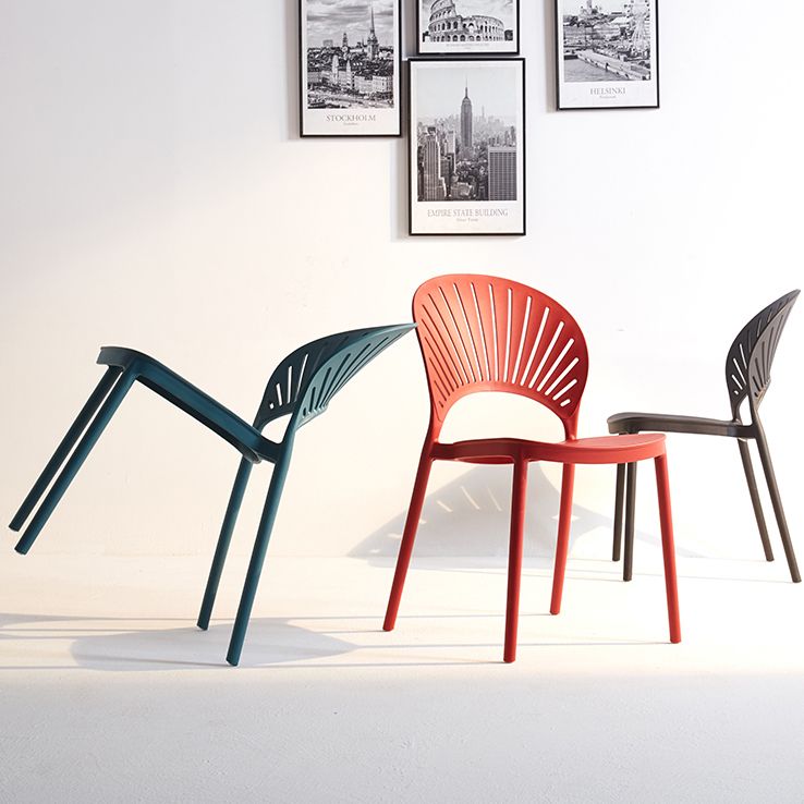 Modern Plastic Windsor Back Side Chair 33"H Dining Chair for Restaurant Clearhalo ' kitchen&dining_furn' 'Dining Chairs' 'Dining Tables & Seating' 'dining_chair' 'furn' 'furn_dining_chair' 'Furniture' 'furniture_dining_chair' 'Kitchen & Dining Furniture' 'kitchen' 1200x1200_f54e2234-9433-449a-bd29-44e90e4b3bda