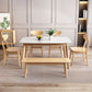 Traditional Luxury Dining Table Stone Dinner Table with Rubberwood Solid Wood Base Clearhalo ' dining_table' 'Dining Tables & Seating' 'Dining Tables' 'furn' 'furn_dining_table' 'Furniture' 'furniture_dining_table' 'Kitchen & Dining Furniture' 'kitchen&dining_furn' 'kitchen' 'kitchen_dining_table' 1200x1200_f54ff462-8a32-471a-8ff9-241cf8589466