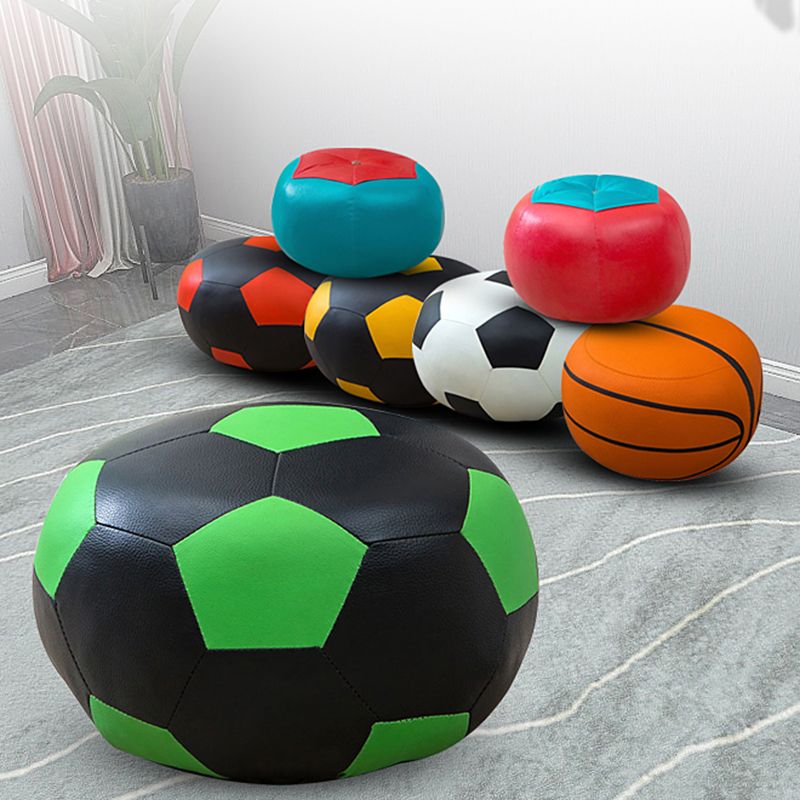 Geometric Print Ottoman Pouf Scratch Resistant Specialty Faux Leather Ottoman Clearhalo 'furn' 'furn_ottomans_poufs' 'Furniture' 'Living Room Furniture' 'Ottomans & Poufs' 'ottomans_poufs' 1200x1200_f55339b4-c691-4729-9eba-941b5eff63d2