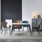 Contemporary Indoor Side Chair Leather Armless Dining Chairs with Black Legs Clearhalo ' kitchen&dining_furn' 'Dining Chairs' 'Dining Tables & Seating' 'dining_chair' 'Furniture' 'furniture_dining_chair' 'Kitchen & Dining Furniture' 'kitchen' 1200x1200_f554406f-f55e-46d2-a300-4e641027a549