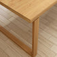 Contemporary Solid Wood Dining Table Double Pedestal Dining Table for Dining Room