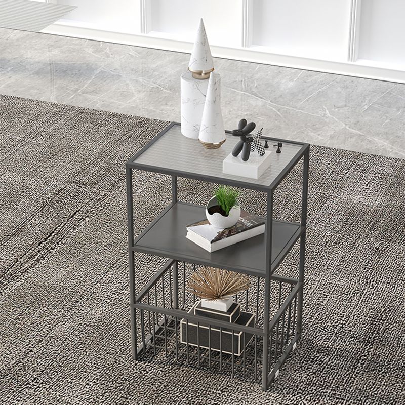 Comobilismo industriale in vetro da comodino da comodino per camera da letto