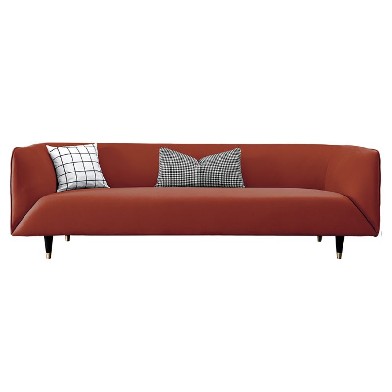 Ultra-Modern Tight Back Tuxedo Arm Stainless steel Legs Sofa with Stain Resistant Clearhalo 'furn' 'furn_sofas' 'Furniture' 'furniture_sofas' 'kitchen' 'kitchen_sofas' 'Living Room Furniture' 'Sofa' 'sofas' 1200x1200_f5597ef3-1daf-4bd2-b05f-841c46bc0d52