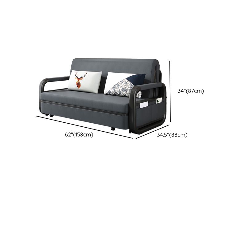 Divano per dormiente futon in finta pelle con divano scandinavo