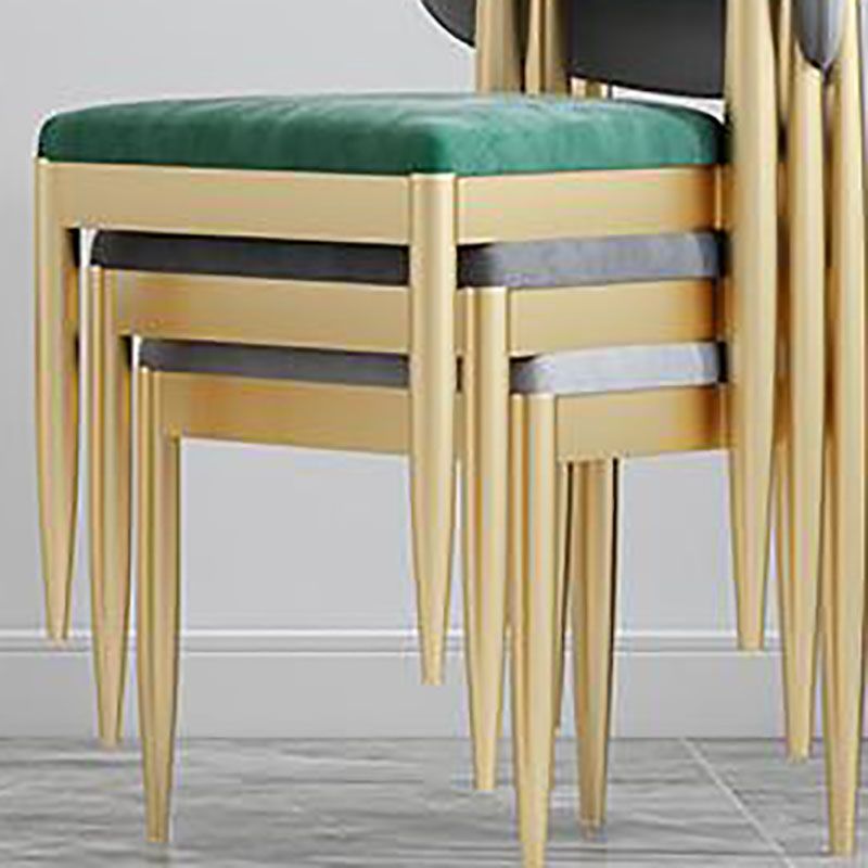 Glam Style 1/5 Pieces Dining Set Rectangle Stone Table Kitchen Set for Dining Room Clearhalo 'Dining Room Sets' 'Dining Tables & Seating' 'dining_room_set' 'furn' 'furn_dining_room_set' 'Furniture' 'furniture_dining_room_set' 'Kitchen & Dining Furniture' 'kitchen&dining_furn' 'kitchen' 1200x1200_f55ba50b-0470-4a31-ba66-6701b0d66ad3