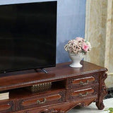 Combinación de gabinete de televisión de lujo de luz europea