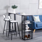 Industrielles Pub-Ess-Set, 1/2/3-teilig, Barhocker und Tisch-Set
